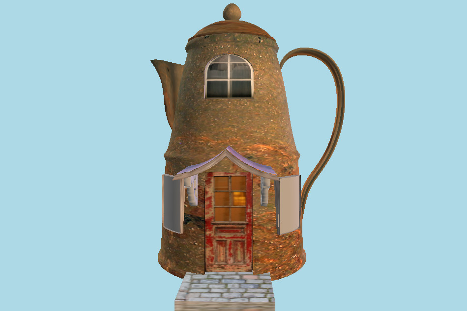 Pot House 3d model